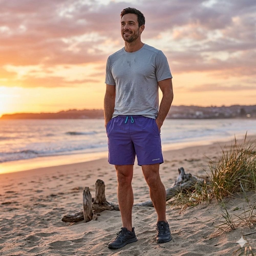 Patagonia Men's Athletic Shorts in Vibrant Purple S